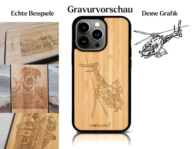 INDIVIDUELL iPhone 14 Pro Bambus-Kunststoff